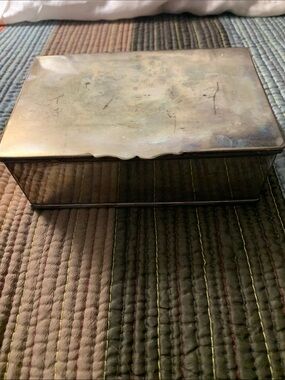 Vintage Silver Plated trinket box